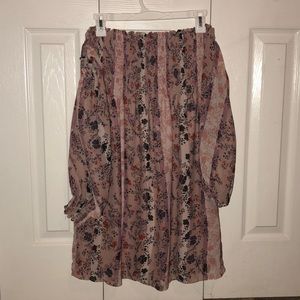 Off the shoulder dress